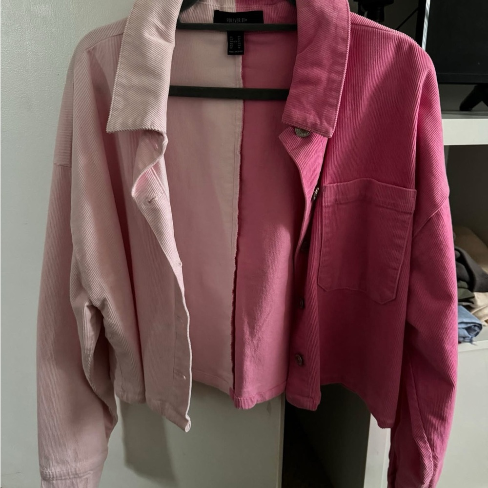 Two-Tone Pink Jacket